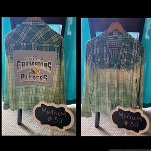 Bleached packer flannel
